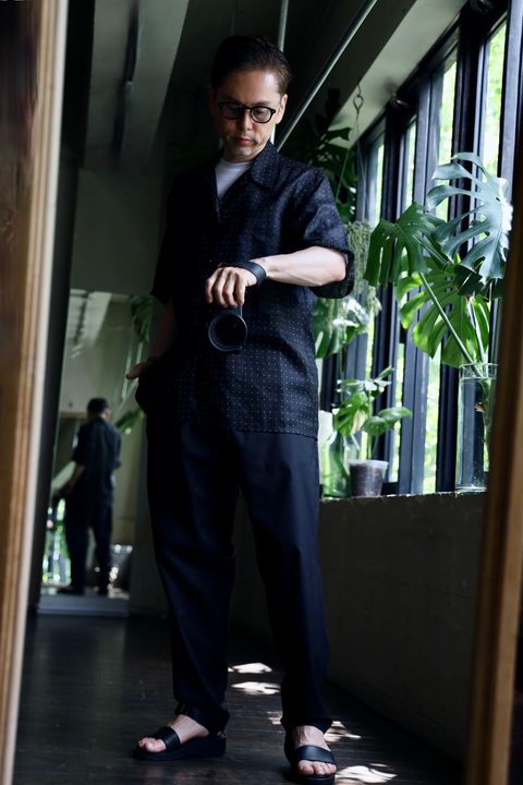 Graphpaper Solotex Twill Chef Pants"BLACK"スタイル2024.5.27.