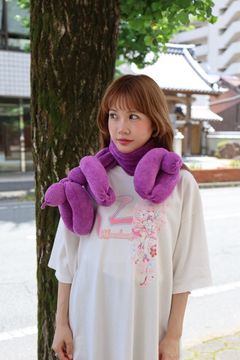 doublet ダブレット26AW BALLOON DOG KNIT SCARF (26AW59KN236)PURPLE☆7月11日(土)発売！
