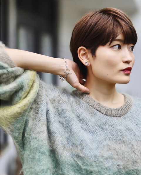 YOKE 新作LANDSCAPE MOHAIR JACQUARD CREWNECK SWEATER style.2023.10.19