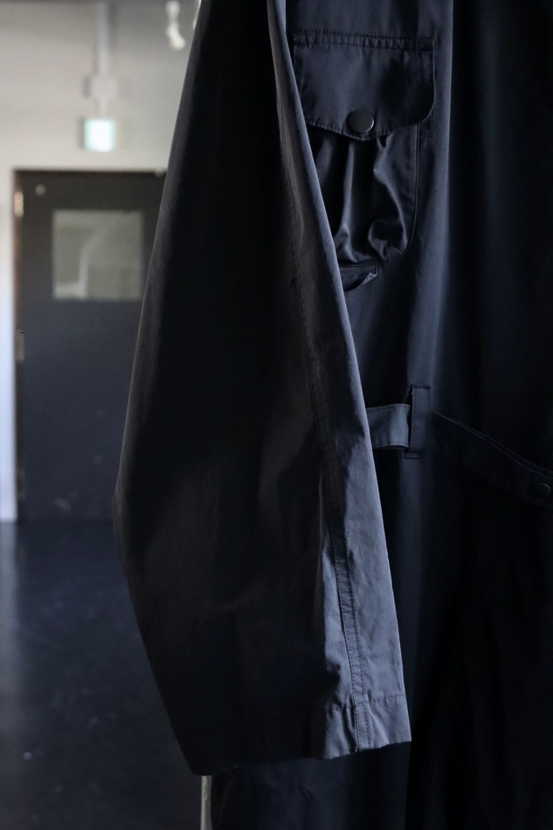 ヨーク23AWジャンプスーツ MILITARY JUMP SUIT(YK23FW0532AO)BLACK