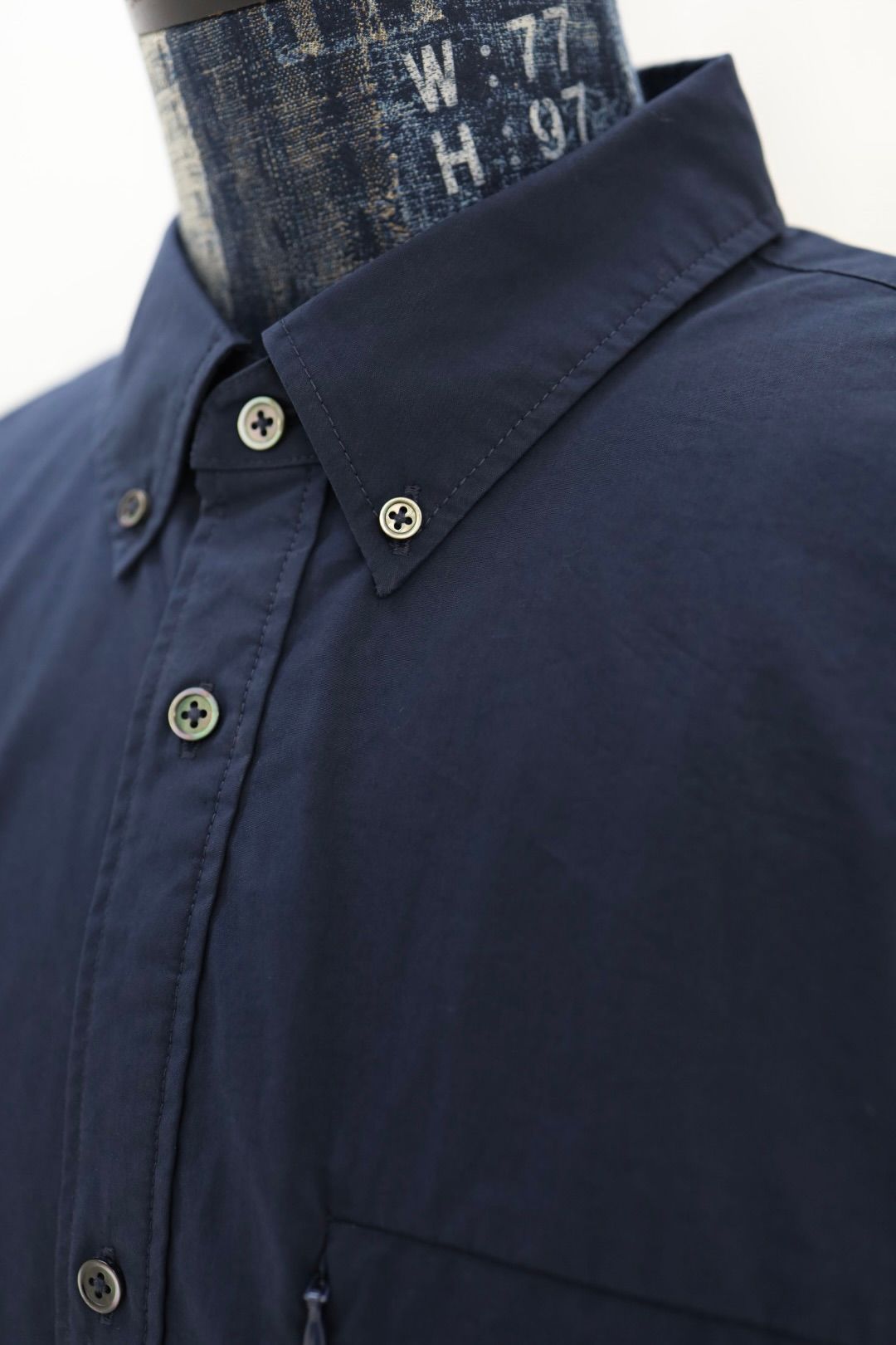 フレッシュサービス SOLOTEX® TYPEWRITER UTILITY L/S B.D SHIRT(FSC261-50202)NAVY★2月28日(土)発売