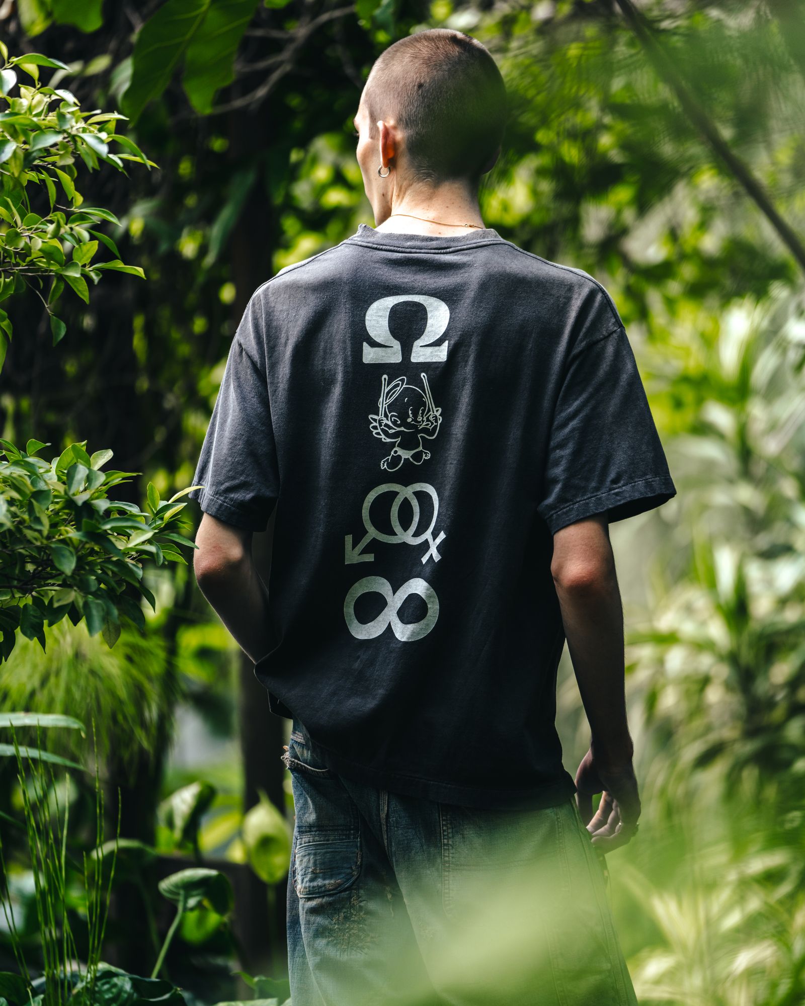 SAINT M×××××× - セントマイケル Tシャツ CANDLE SS TEE(SM-HR8