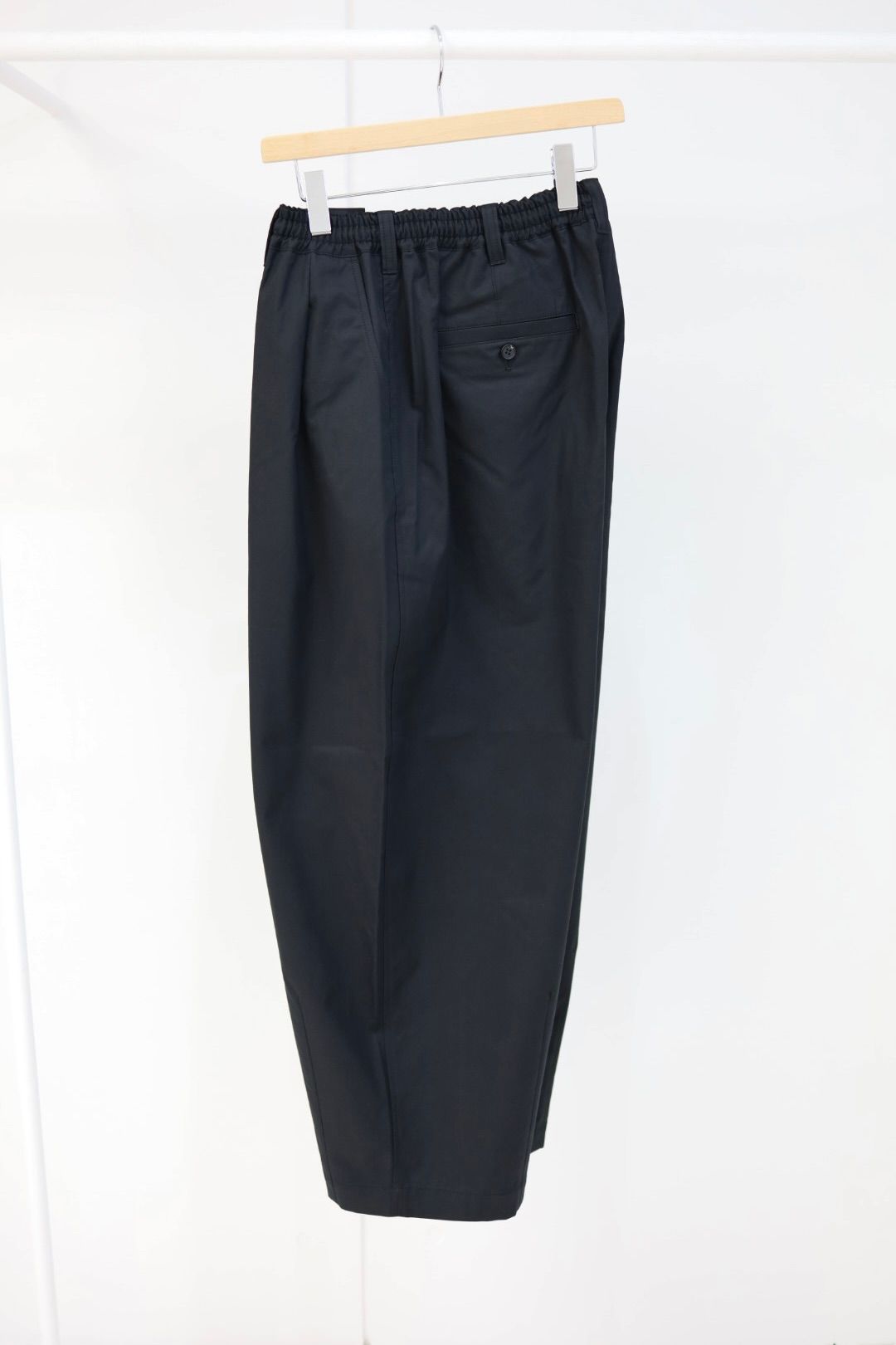 コムデギャルソンオム26SS 綿ツイル微起毛パンツ(HQ-P006-051)BLACK☆2月6日(金)発売！