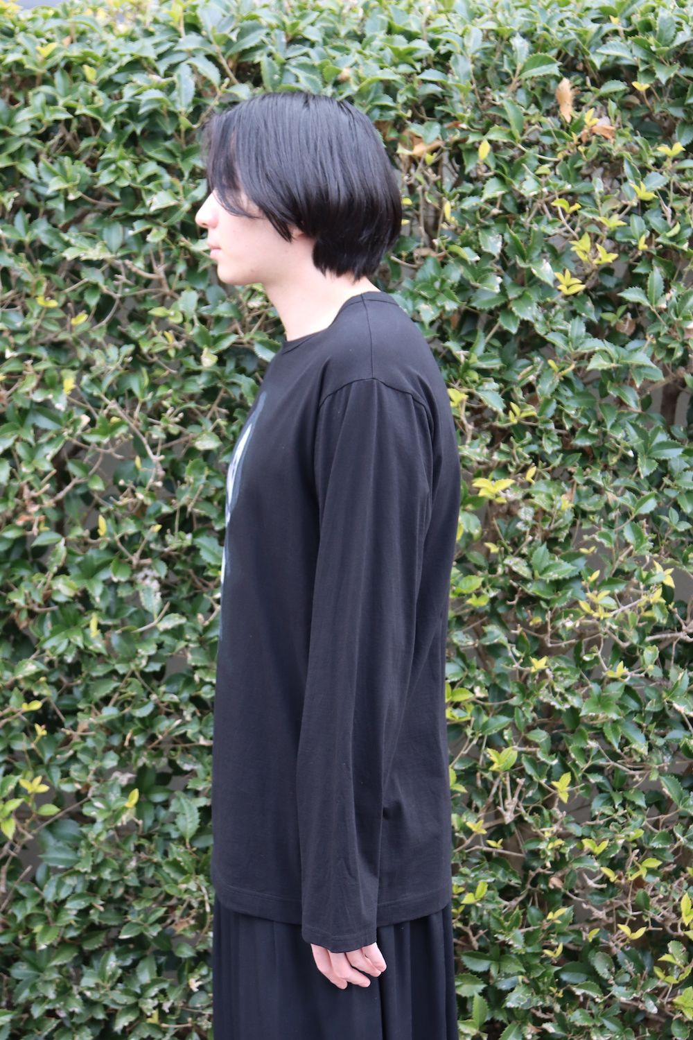 yohji yamamoto ULTIMA DENSE PLAIN STITCH WOMAN PRINT LONG SLEEVES style.2022.1.30. ※2月2日発売
