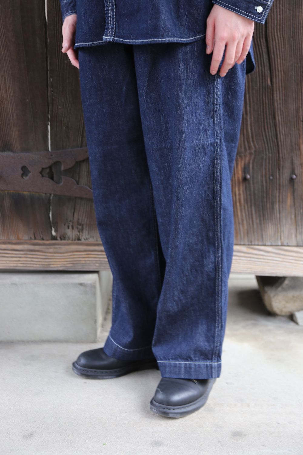 Graphpaper Denime Regular Collar Shirt style.2021.3.13.