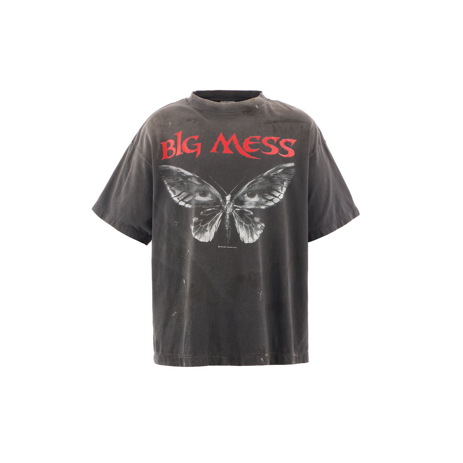 セントマイケル Tシャツ BIG MESS SS TEE(SM-HR1-0000-016)BLACK