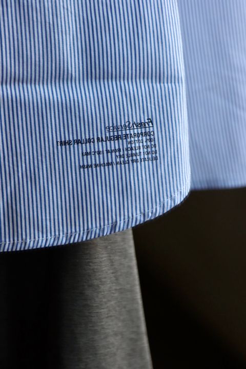 FreshService CORPORATE STRIPE REGULAR COLLAR SHIRTスタイル