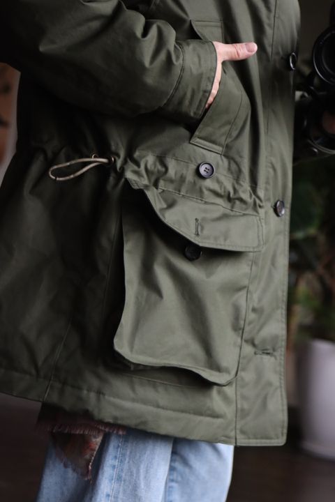 アプレッセ22FW Ventile Hunting Half Coatスタイル.2022.10.1.