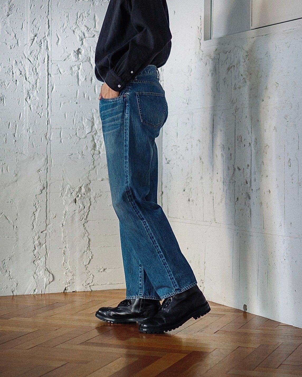 アプレッセ Washed Denim Pants E(AP-4004)BLEACH☆1月11日(土)発売！