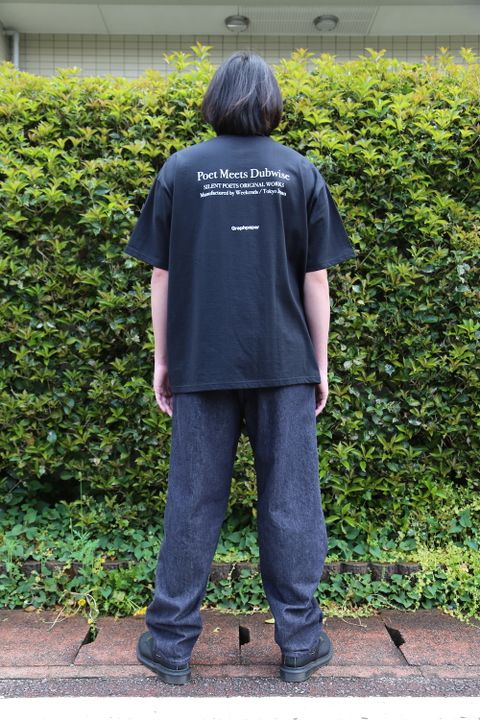 Graphpaper POET MEETS DUBWISE for Graphpaper Oversized Tee “WORDS AND SILENCE” style.2021.4.17.