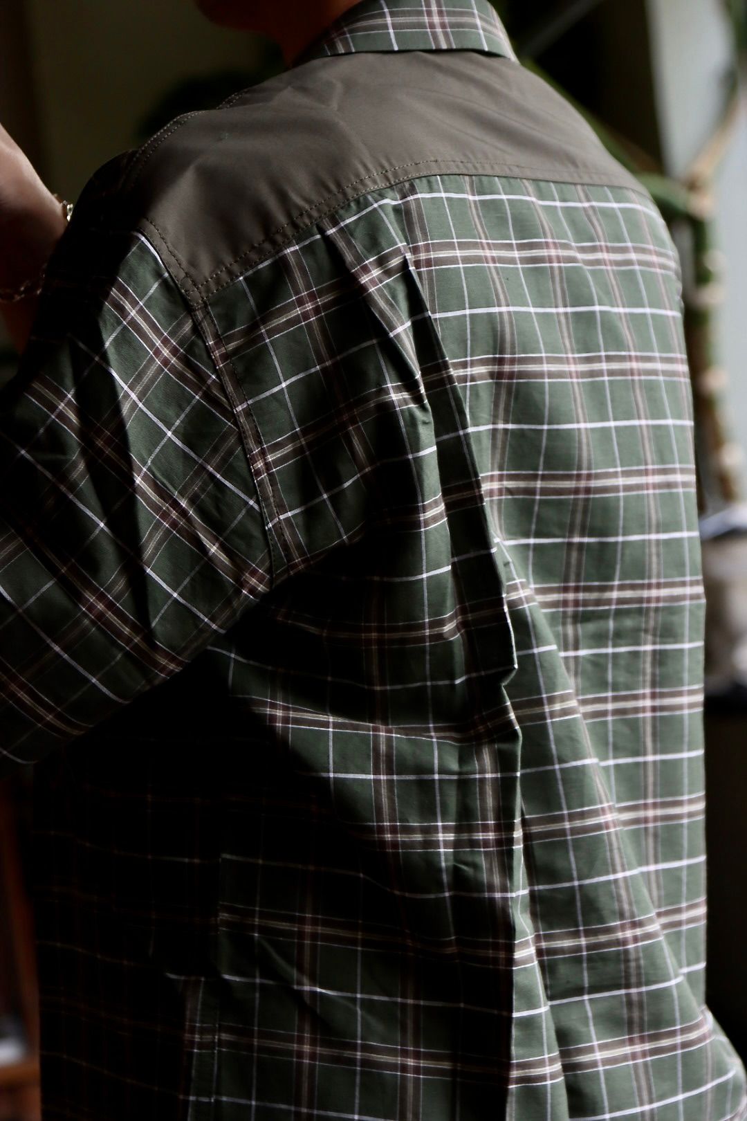 COMME des GARCONS HOMME 22SS リネン綿チェックシャツスタイル.2022.5.6.