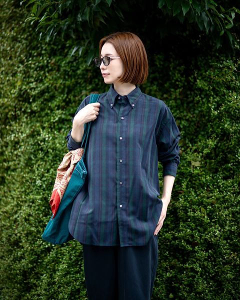 A.PRESSE Silk Rayon B.D Shirt style 2024.06.22