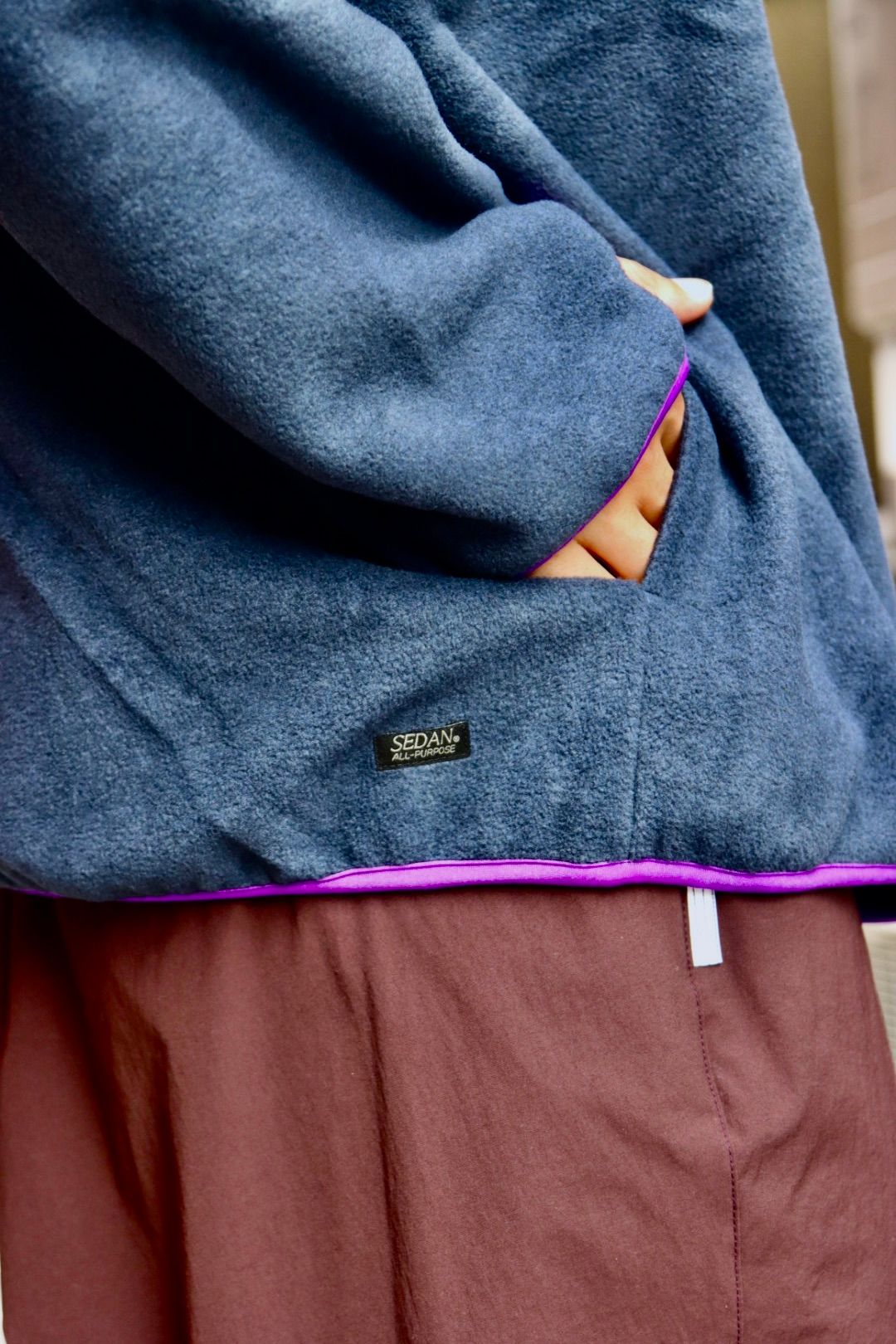 SEDAN ALL-PURPOSE セダンオールパーパス 23AW Fleece Snap Pulloverスタイル