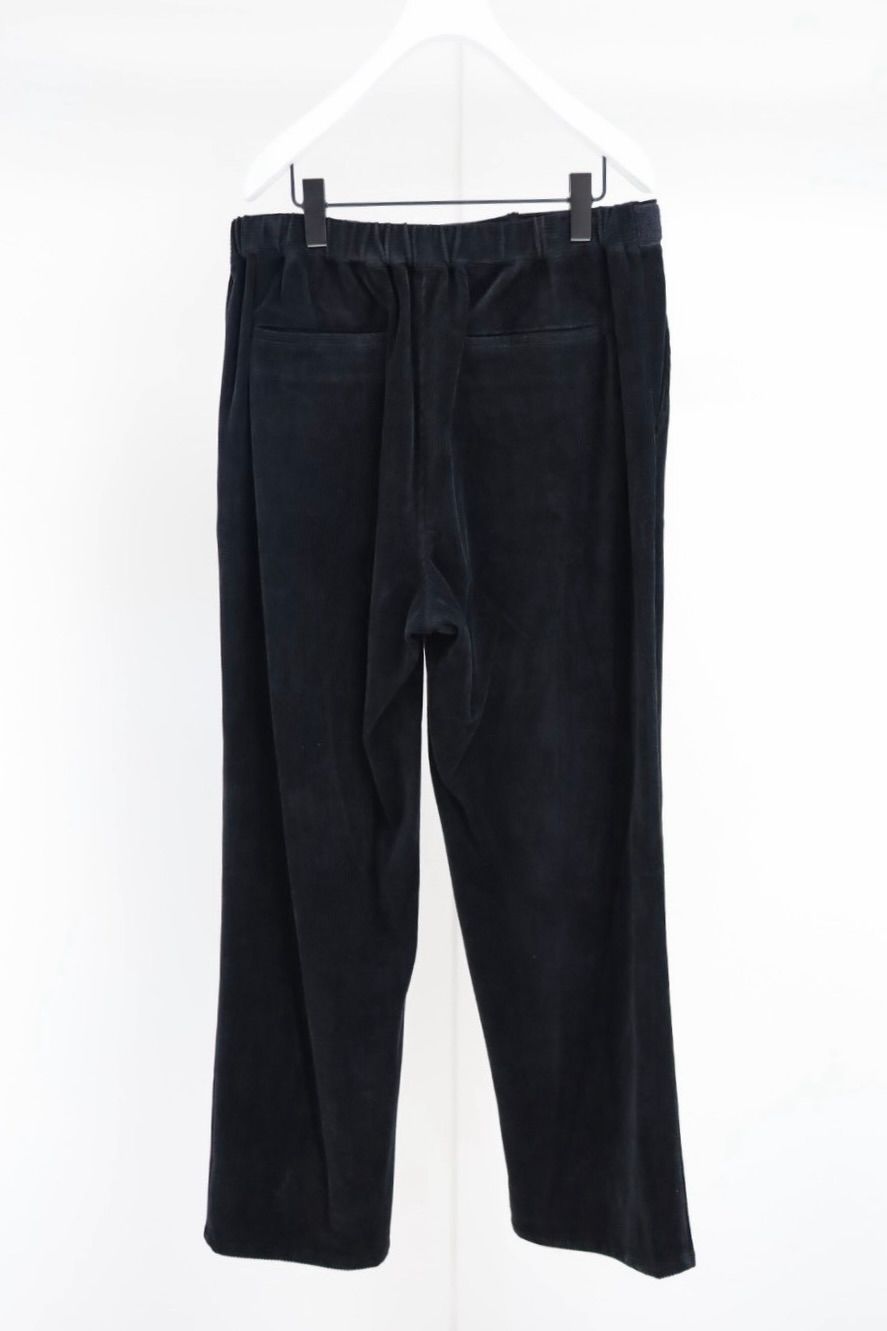 グラフペーパー Soft Knit Corduroy Wide Tapered Chef Pants(GM263-40112B)BLACK☆9月5日(土)発売！