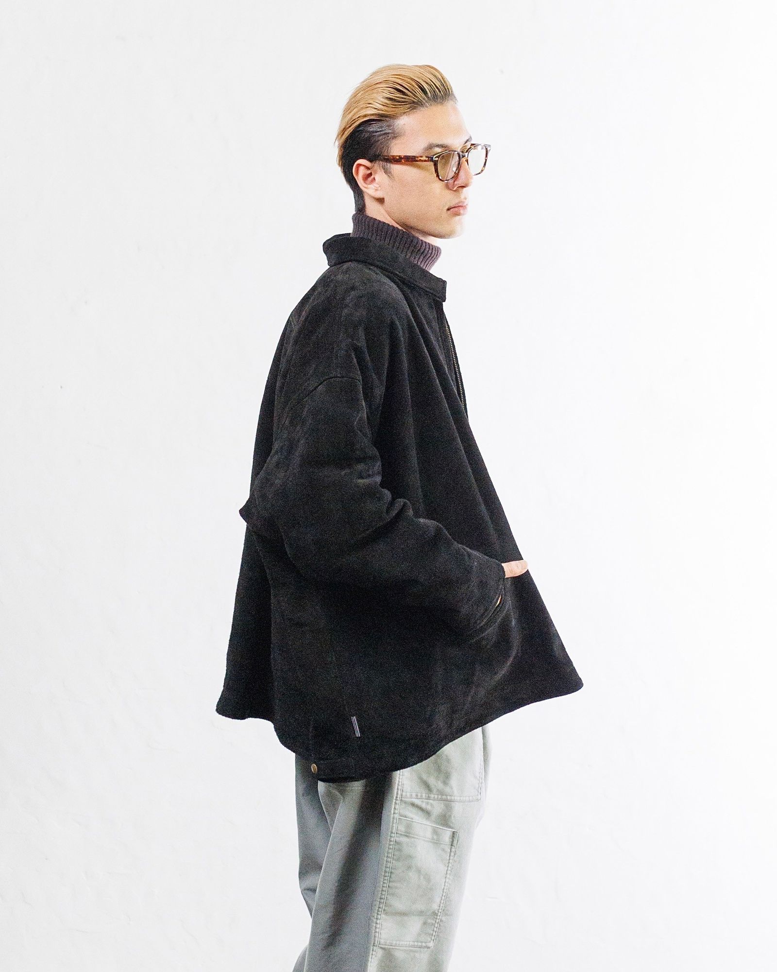 STRIPES FOR CREATIVE SFC SUEDE CRAFT JACKET ミックススタイル STRIPES FOR CREATIVE SFC SUEDE CRAFT JACKET ミックススタイル