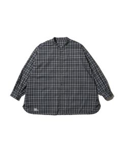 フレッシュサービス MADRAS DRY TECH BAND COLLAR SHIRT (FSC261-50250)GRAY★2月14日(土)発売