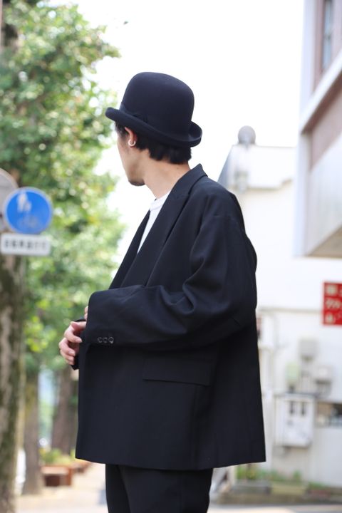 JieDa DOUBLE TAILORED JACKET"BLACK" Style.2020.8.22.
