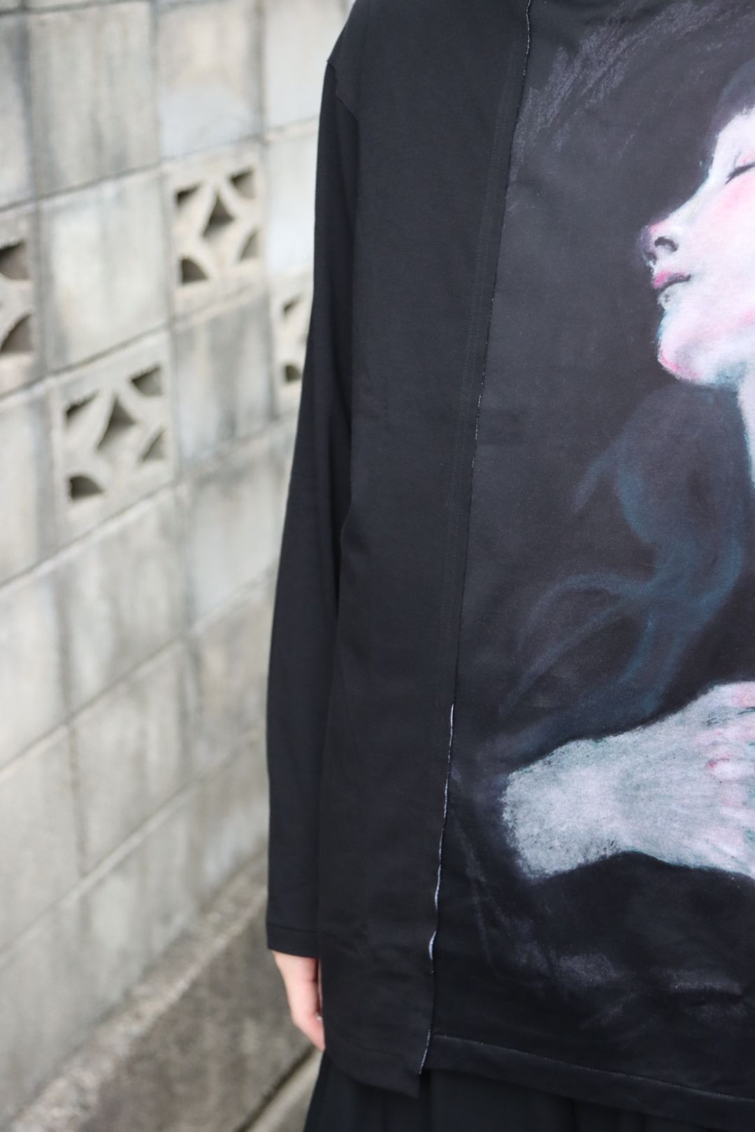 Yohji Ymamoto 新作 PRINT SWITCHING LONG SLEEVE style.2022.7.10 ※7月13日(水)発売
