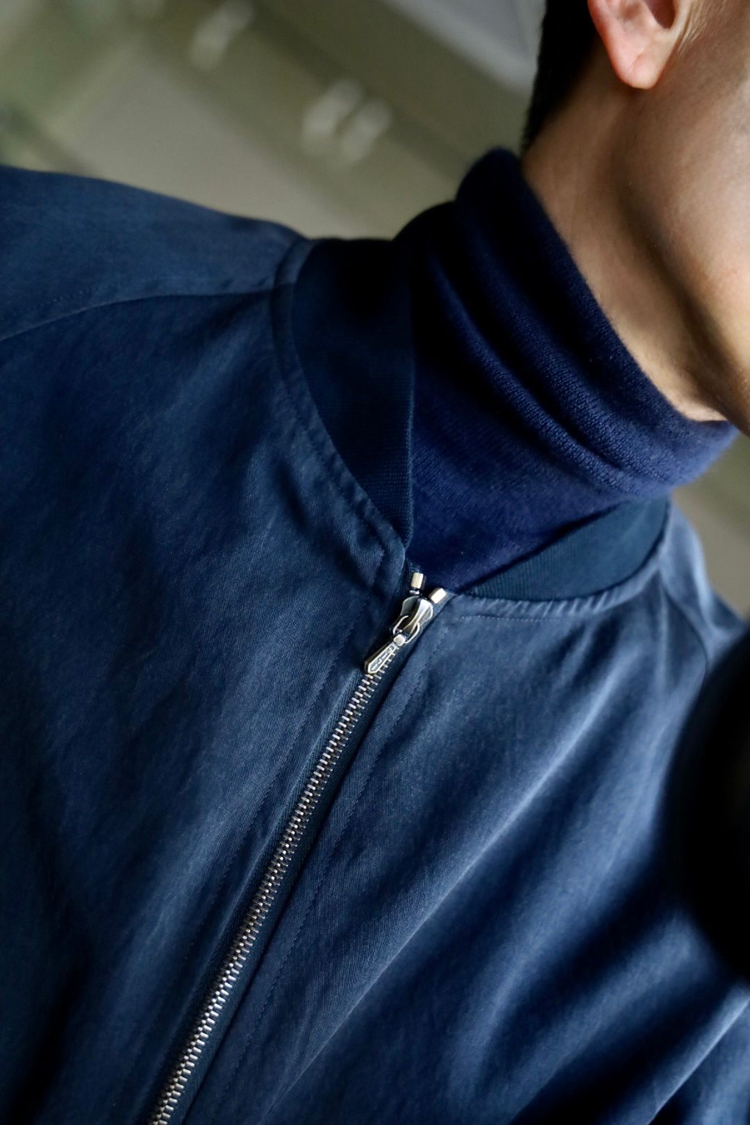 アプレッセ Silk Padding Jacket(25SAP-01-08H)NAVY☆1月11日(土)発売！