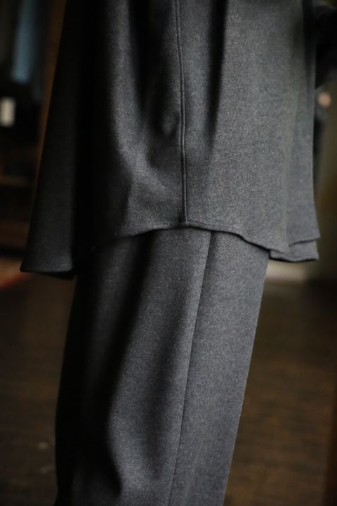Graphpaper Wool Smooth Flannel セットアップスタイル