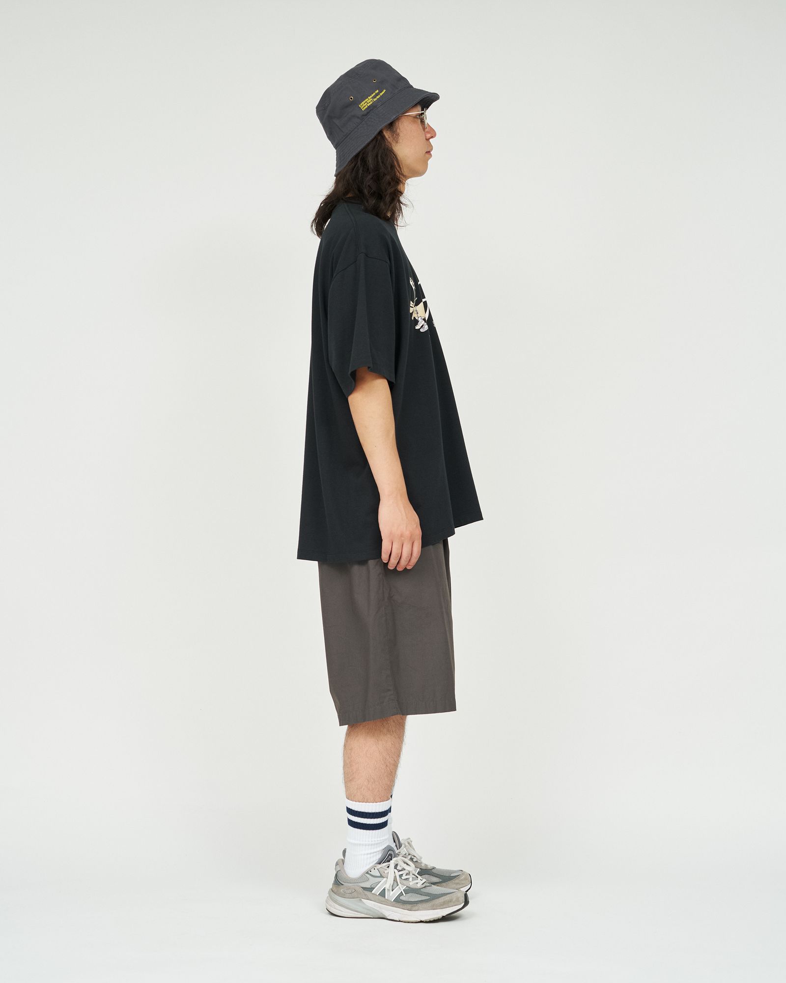 フレッシュサービス CORPORATE PRINTED S/S TEE “CARIBOU”(FSC253-70016)BLACK