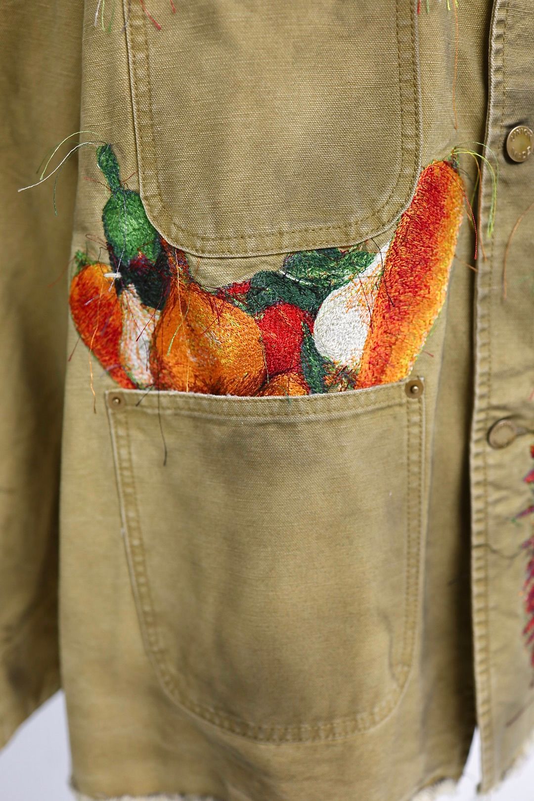doublet ダブレット26SS VEGETABLE EMBROIDERY WORK JACKET (26SS19BL249) BEIGE ★1月17日(土)11:00発売！
