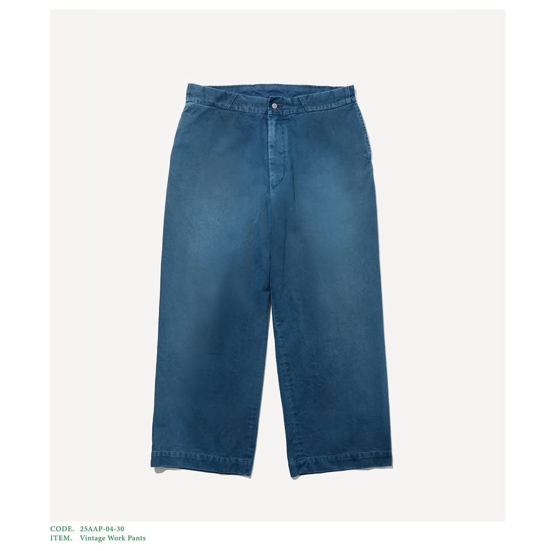 アプレッセ2025 STYLE2 Vintage Work Pants(25A AP-04-30)BLUE☆7月12日(土)発売！