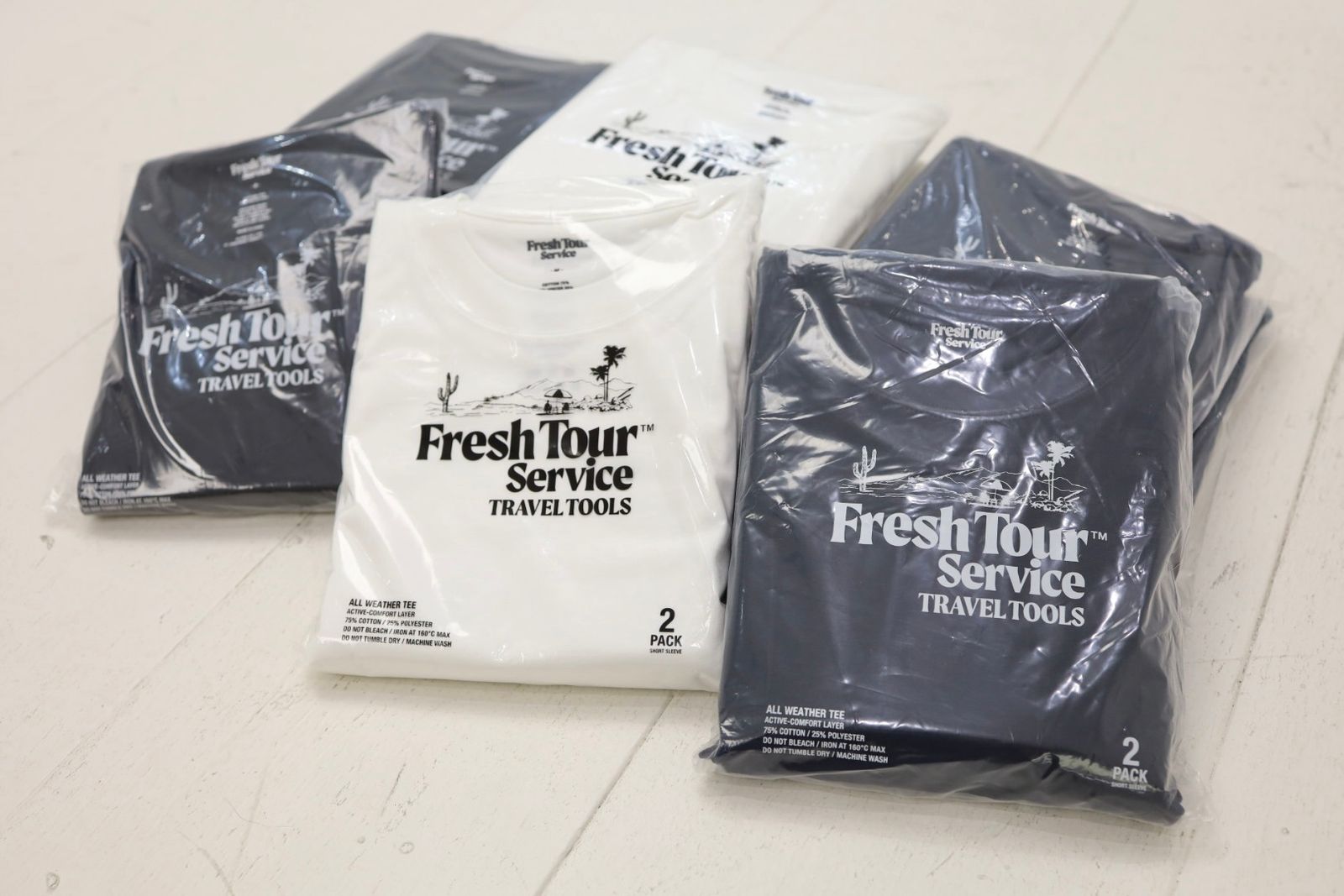 フレッシュサービス 2-PACK ALL WEATHER TEE(FSP262-70081)BLACK☆6月6日(土)発売！