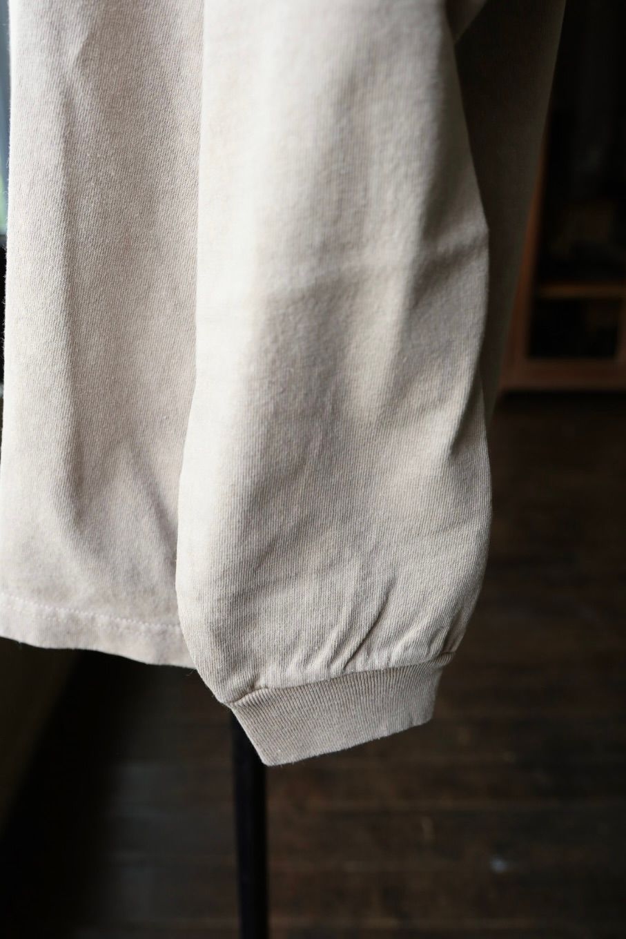 ファウンダ 25AW LONG SLEEVE FADE TEE SHIRT(015FD252013)BEIGE⭐︎9月13日(土)新作発売！