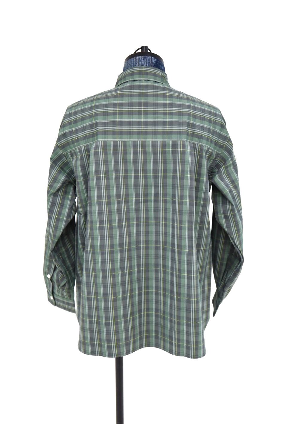 フレッシュサービス MADRAS DRY TECH REGULAR COLLAR SHIRT (FSC261-50251)KHAKI★2月14日(土)発売