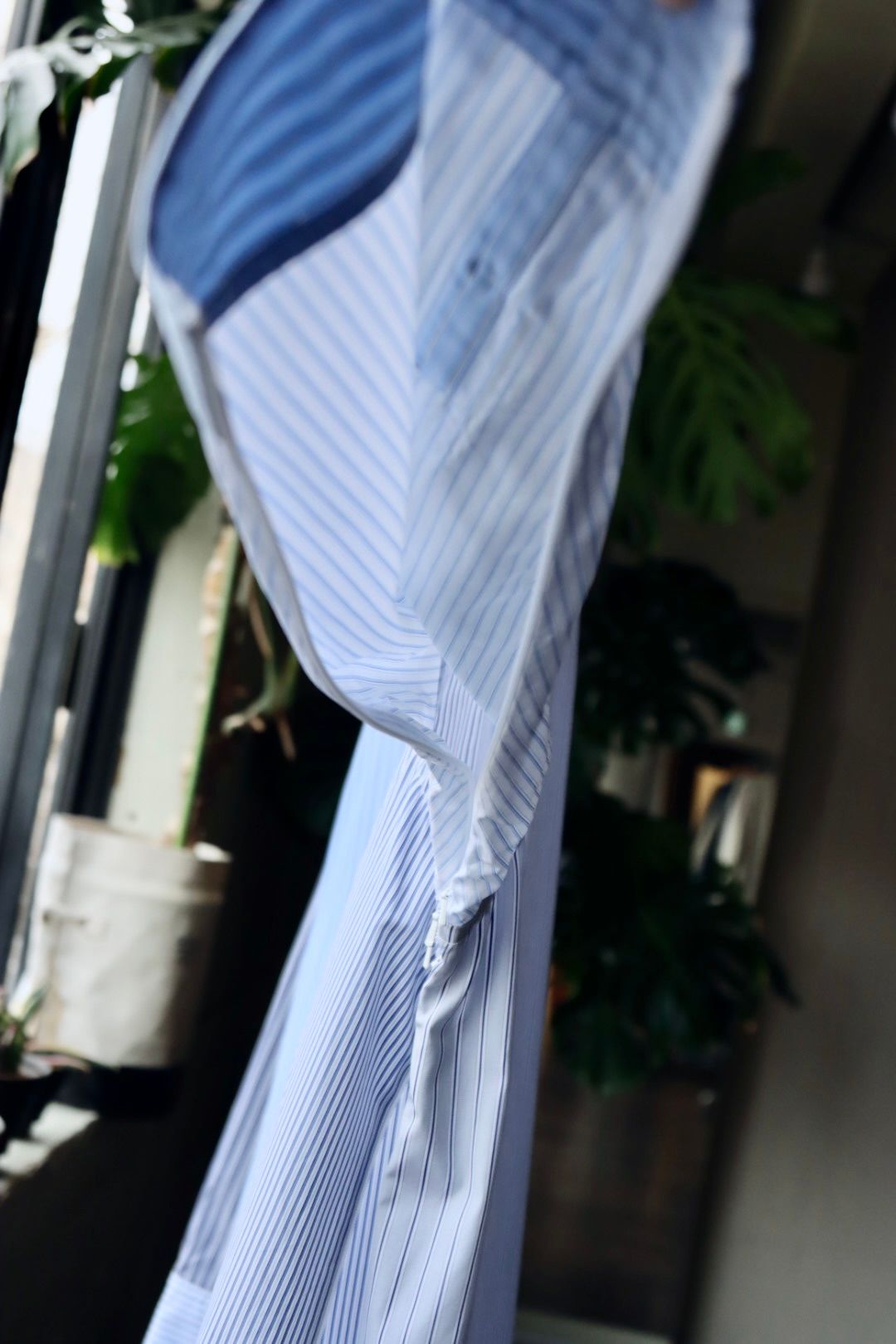 イズネス23SSシャツ TOMAS MAISON for is-ness VENTILATION LONG SLEEVE SHIRT(31SSSHT02-1)CRAZY STRIPE☆3月10日発売！