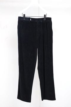 グラフペーパー Soft Knit Corduroy Wide Tapered Chef Pants(GM263-40112B)BLACK☆9月5日(土)発売！