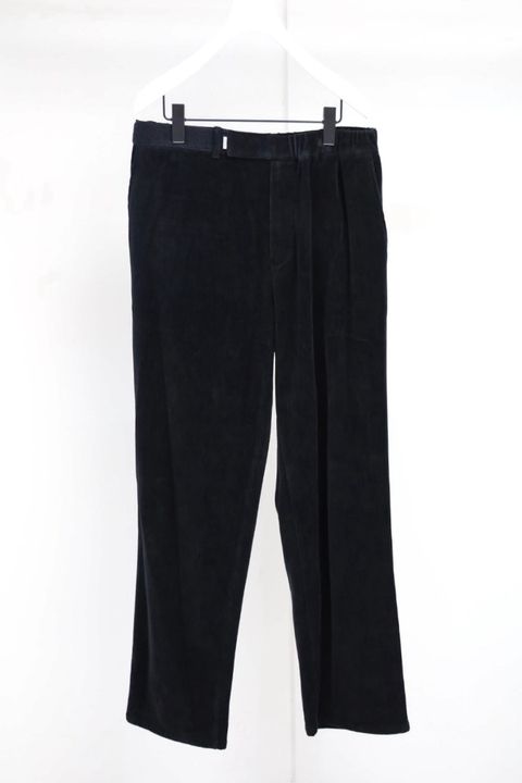 グラフペーパー Soft Knit Corduroy Wide Tapered Chef Pants(GM263-40112B)BLACK☆9月5日(土)発売！