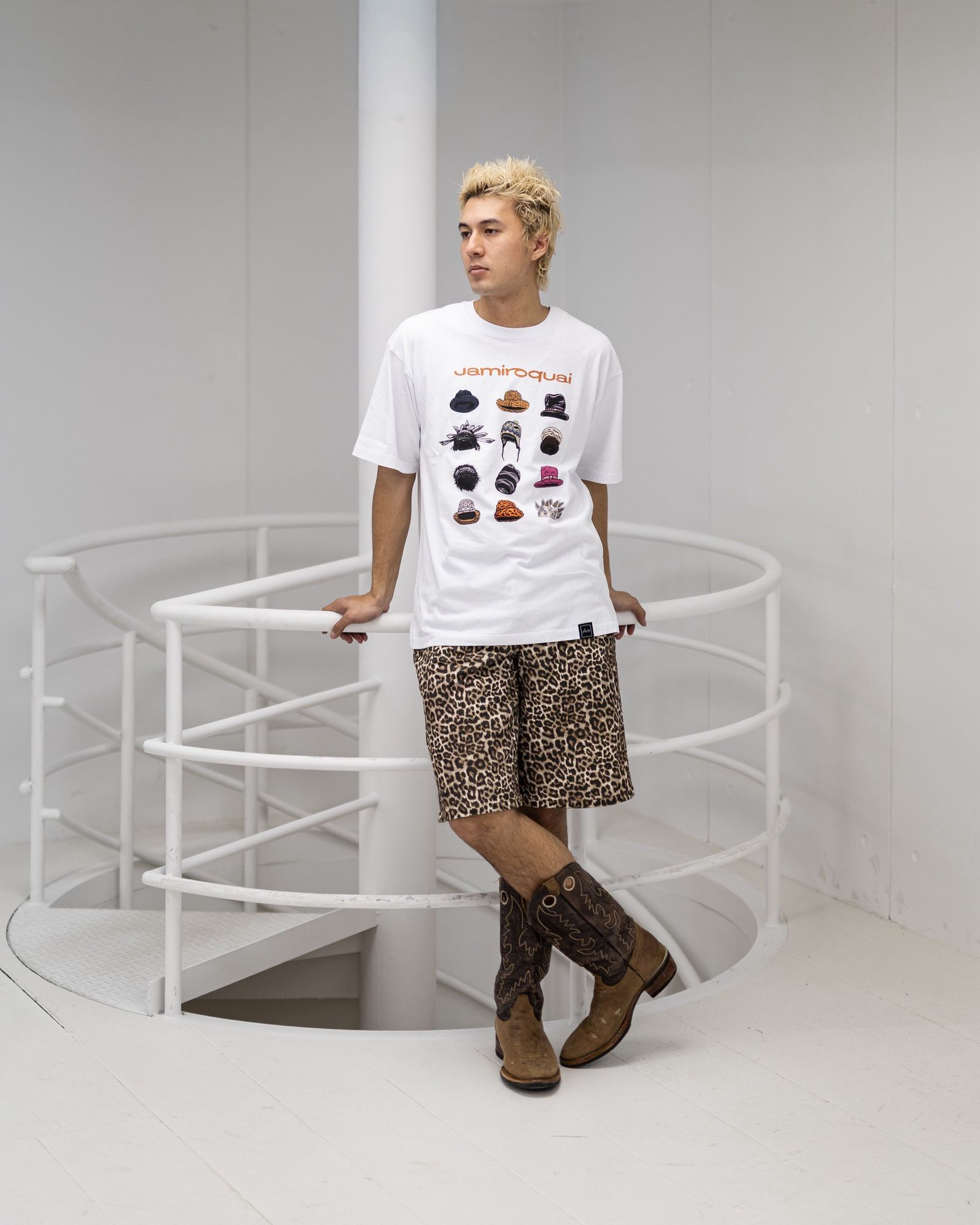 U/MUSIC ユーミュージック Jamiroquai Hats SS Tee(UM-MK8-0000-019)★新作発売！