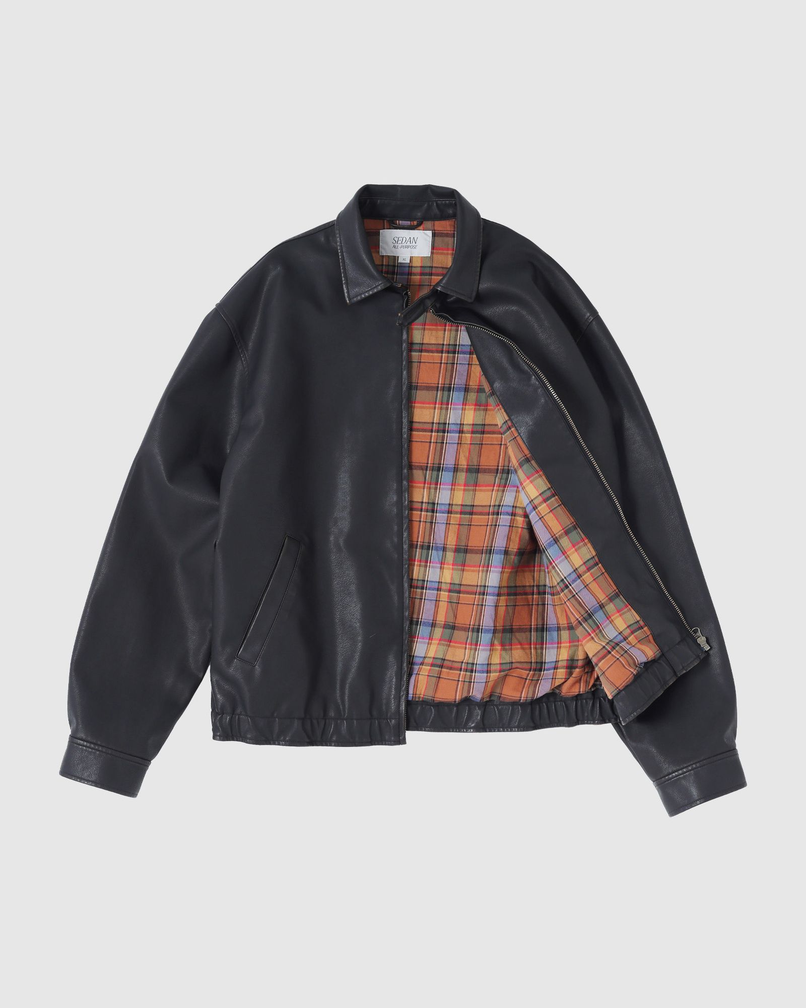 セダンオールパーパス FW25 Synthetic Leather Jacket(SD25F-JK03)Vintage Black☆9月20日(土)発売！