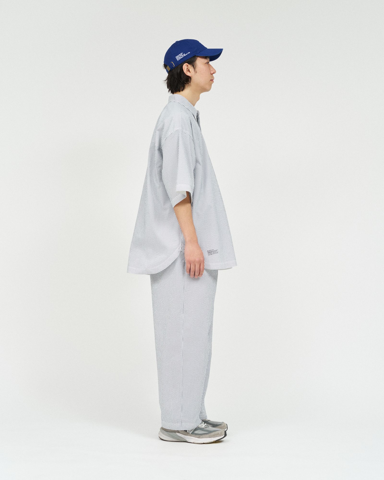 フレッシュサービス SEERSUCKER S/S B.D SHIRT (FSC261-50228)WHITExNAVY★2月14日(土)発売