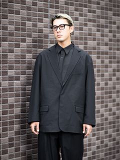 グラフペーパー DESCENTE for Graphpaper Single Breasted Jacket(DU263-20001)BLACK ☆10月24日(土)発売！