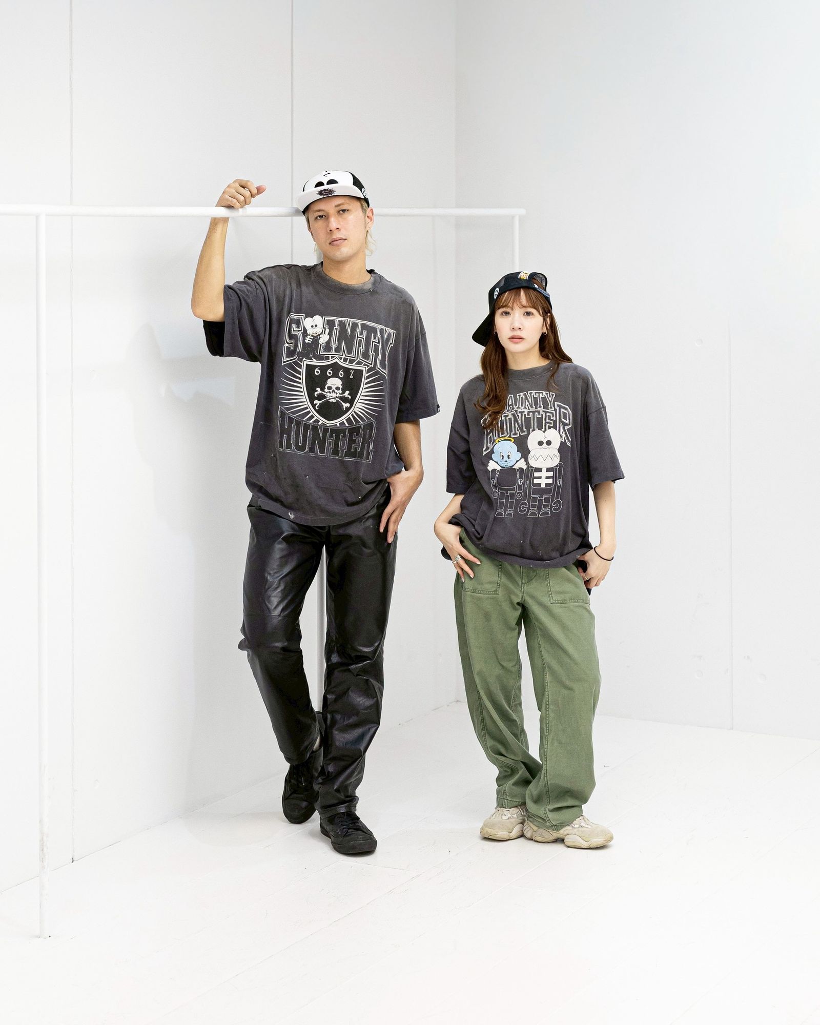 セントマイケル 26SS SKULL-K&BABY-M BH SS TEE(SM-MK8-0000-C28)BLACK