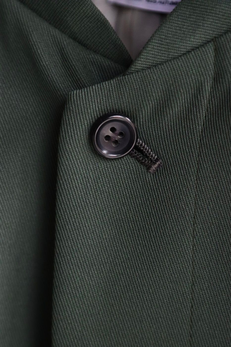 グラフペーパー Women's  25AW Techno Wool Nylon Stand Collar Short Jacket(GL253-20317)GREEN