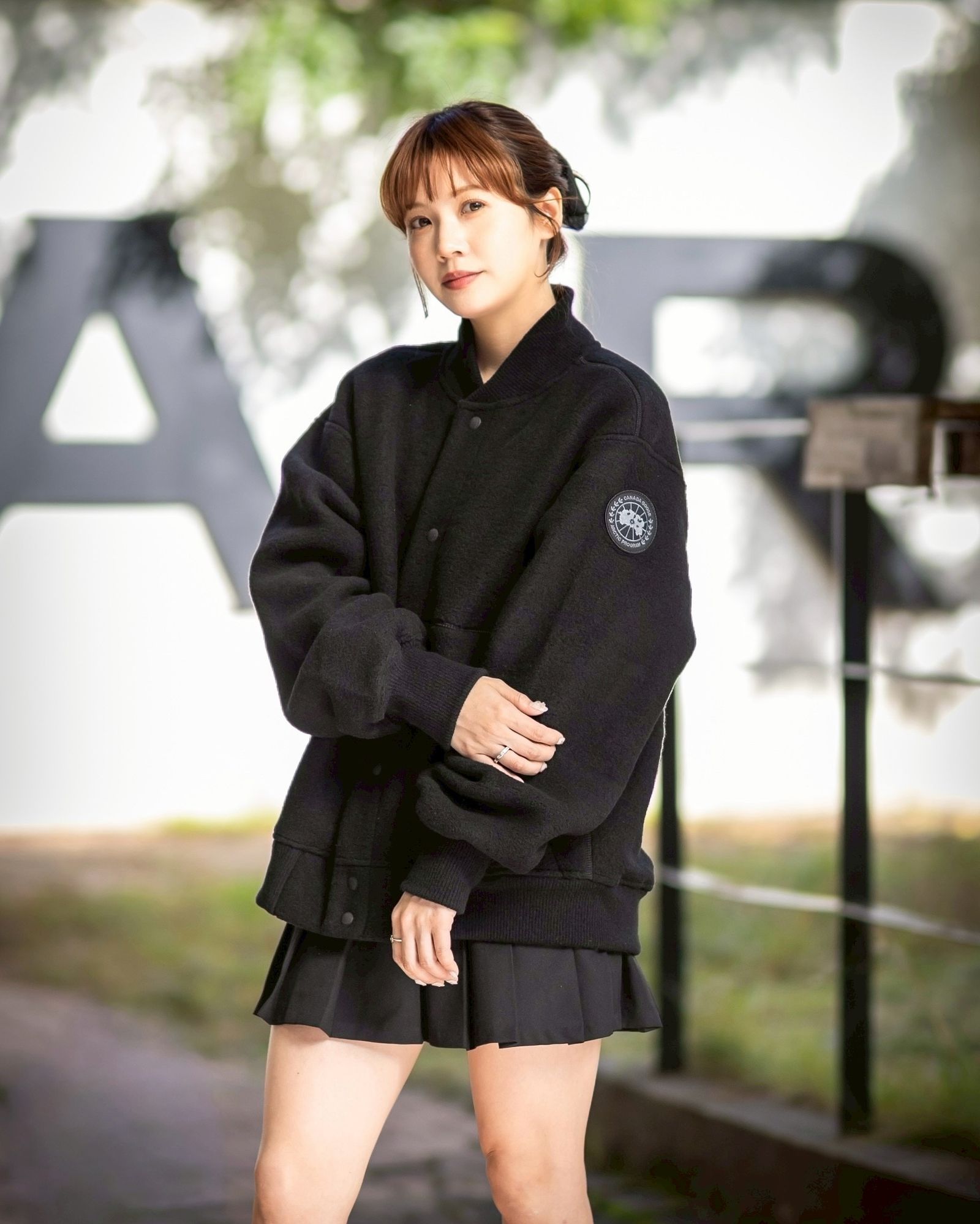 カナダグース Hudson Fleece Bomber Black Label(7221MB)Black☆新作発売！