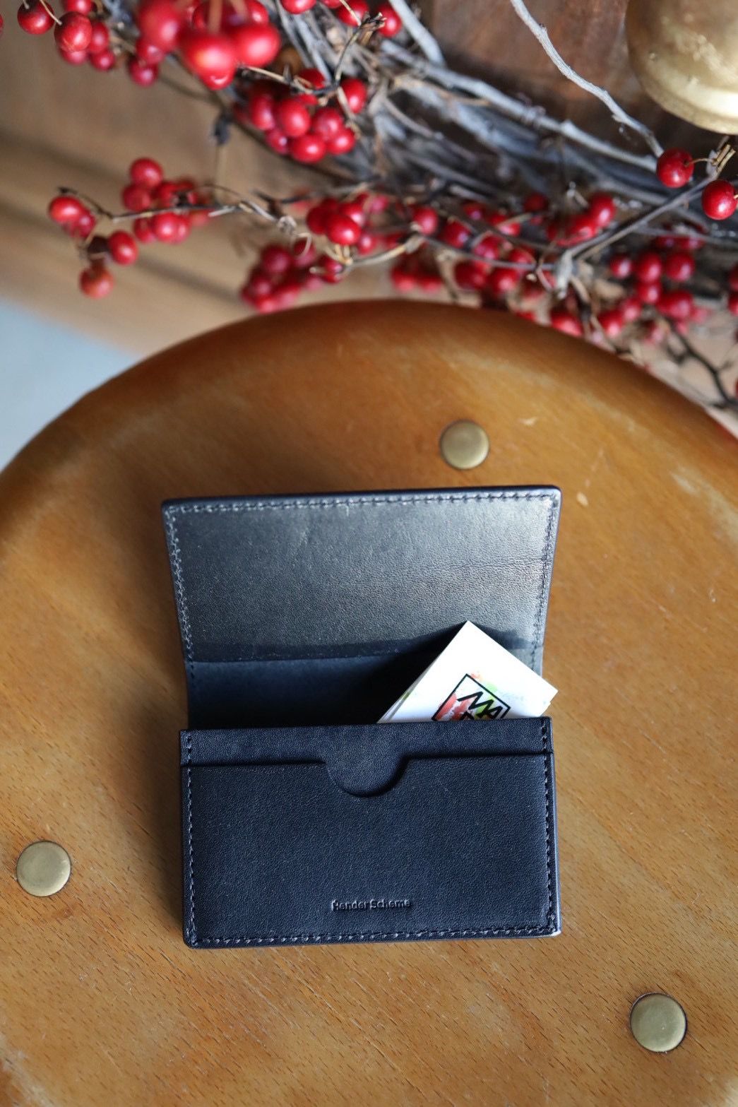 エンダースキーマ 財布 folded card case(qn-rc-fcc)black☆12月6日(土)発売！