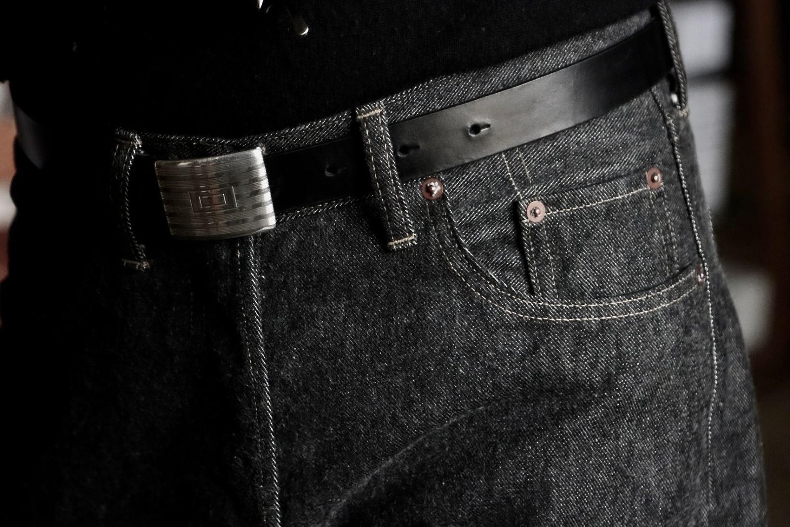 ショロジュエリーベルト Sp02 Buckle Buckle -Black Leather-(XOBL005)