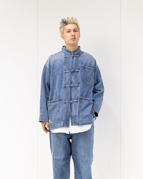 フレッシュサービス CORPORATE DENIM KUNG-FU COVERALL(FSC261-20125FB)LIGHT WASH☆12月20日(土)発売！