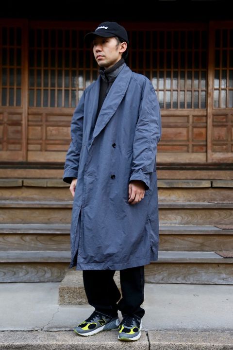 Graphpaper Garment Dyed Shop Coat"D.GRAY"Style.2020.12.28.