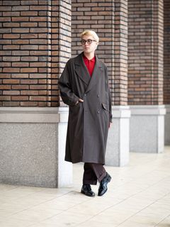 マーカ 26AW GREAT COAT(M26C10CO01C)BROWN BIRD’S-EYE☆新作発売！