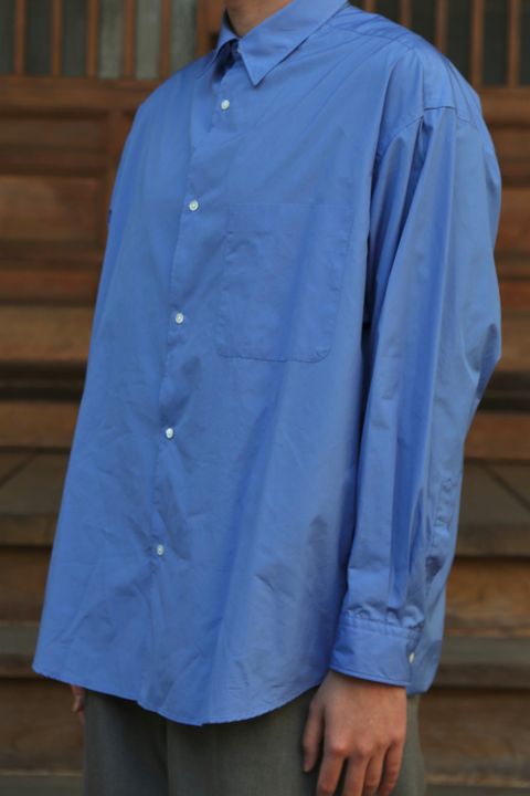 Broad L/S Oversized Regular Collar Shirt style.2021.1.17.