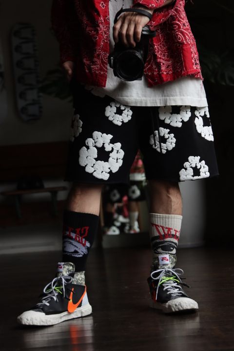 レディメイド×デニムティアーズREADYMADE×DENIM TEARS SWEAT SHORTSスタイル.2022.9.29.