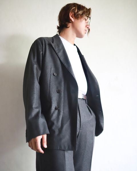 A.PRESSE 23AW Double Breasted Jacketスタイル