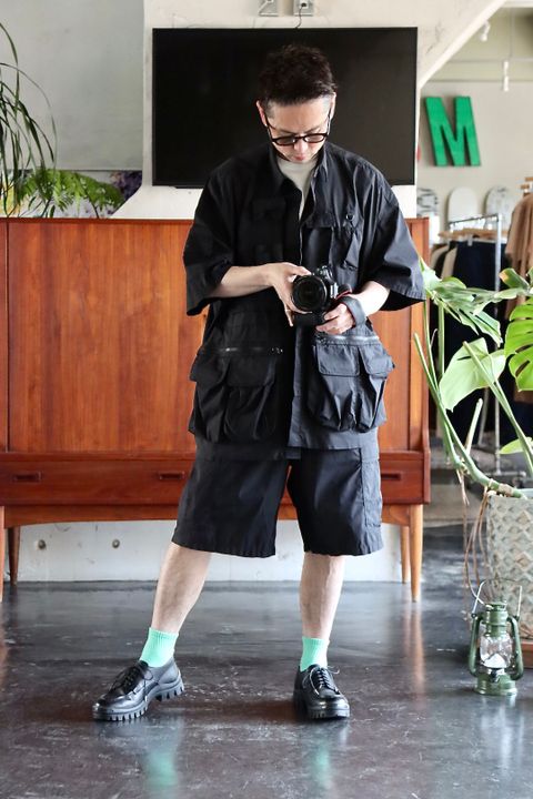 フレッシュサービス22SS TACTICAL POCKET STRETCH S/S SHIRTスタイル.2022.4.06.