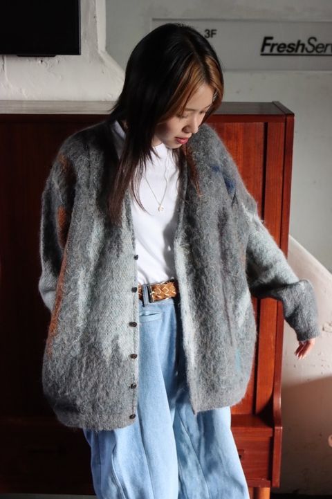YOKE 22AW STILL JACQUARD CARDIGAN style.2022.9.13